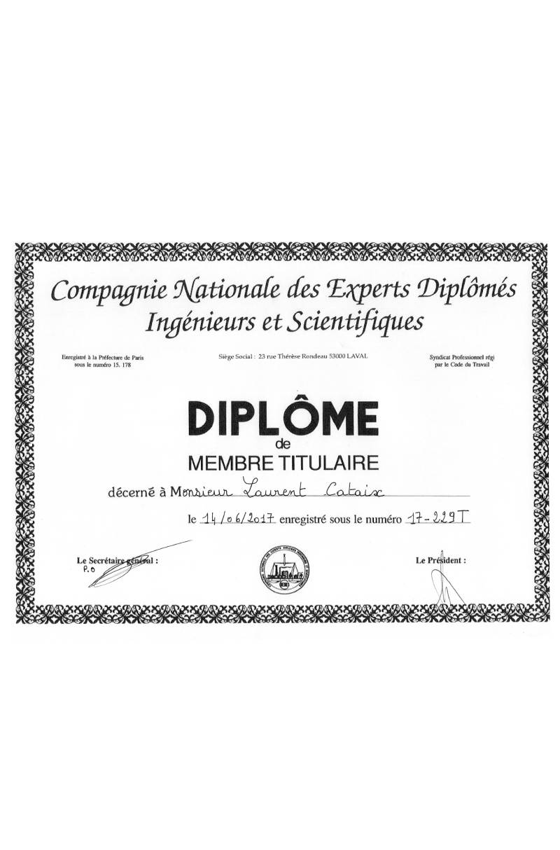membre de la compagnie nationale des experts diplômés ingénieurs et scientifiques membre de la compagnie nationale des experts diplômés ingénieurs et scientifiques